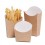 Caja Cartón Kraft Pequeña para Patatas Fritas (Pack 850 Unid.)