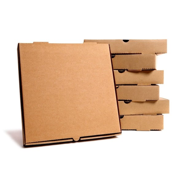 de 26x26cm a 40x40cm Empanadas Caja ECOLÓGICA DESECHABLE para Pizza Tortillas. 33x33x3,5 cm VASOMADRID Cajas Pizza Cartón Blanca 