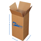 Caja cartón de doble canal 50x45x80 cm Pack 5 Unds