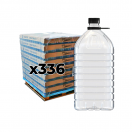 Recipiente Quadrado PET de 5 Litros - Caixa/Palet