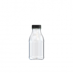 Botella 250cc PET Cilindrica + Tapón - Caja/Palet