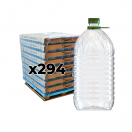 Garrafa 5 Litros PET Cilíndrica - Caja/Palet