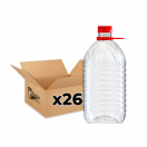 Botelha 3 Litros PET Cilíndrica - Caixa/Pallet