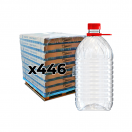 Botella 3 Litros PET Cilíndrica - Caja/Palet