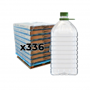 Recipiente Quadrado PET de 5 Litros Asa Verde - Caixa/Palet