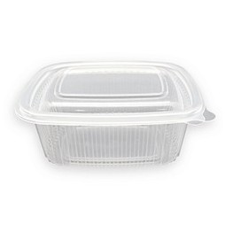 Tarrina Bisagra Cuadrada PP 500ml (Caja 600 unid.)