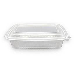 Tarrina Bisagra Cuadrada PP 750ml (Caja 500 unid.)