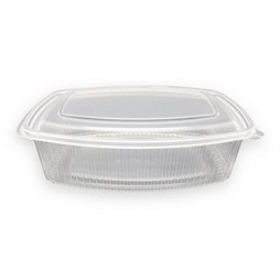 Tarrina Bisagra Cuadrada PP 1500ml (Caja 200 unid.)